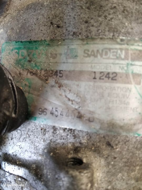 COMPRESSOR AC CITROEN XSARA PICASSO 1.6HDI SANDEN 1242 9659232180 - 2