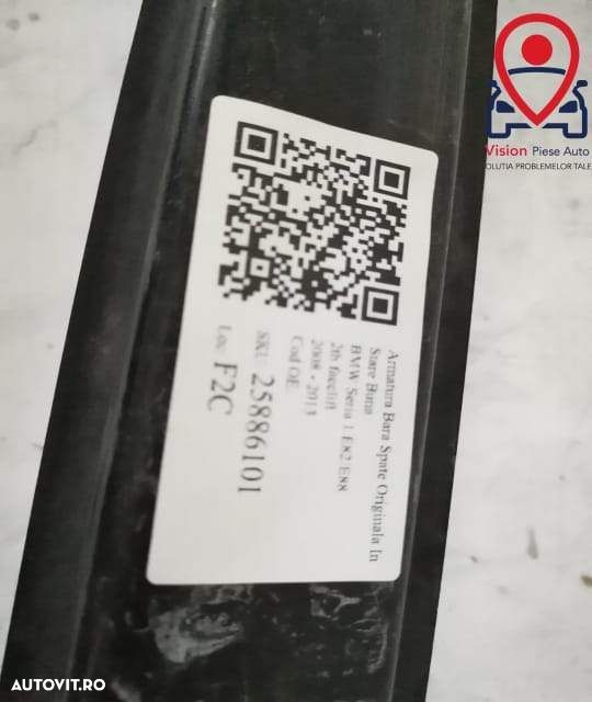 Armatura Bara Spate Originala In Stare Buna BMW Seria 1 E82/E88 [2th f - 7