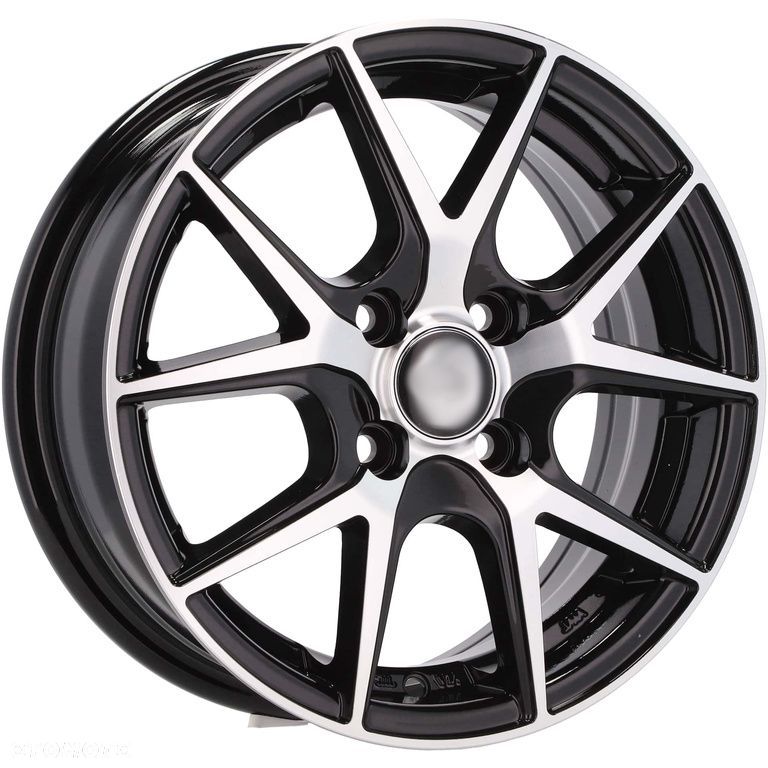 4x Felgi 14 4x100 m.in. do RENAULT Clio TOYOTA Yaris KIA RIO OPEL Adam SKODA Citigo - B1795 - 3