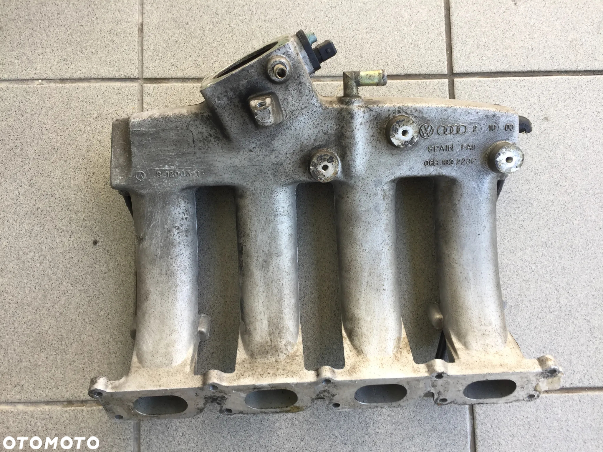 KOLEKTOR SSĄCY VW PASSAT B5 FL AUDI A4 B6 A6 65 1.8T 06B133223AC 06B133223AD 06B133223P - 12