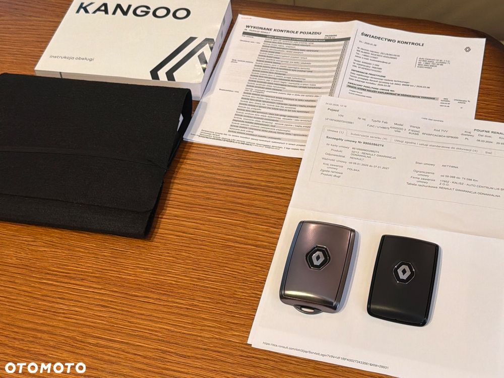Renault KANGOO 1.5 DCI 115 KONI / AUTOMAT / GRZANE FOTELE  / ŚWIATŁA FULL LED / ASYSTENT PASA RUCHU / MARTWE POLE / CZYTA ZNAKI DROGOWE / KEYLESS-GO / DRZWI OBUSTRONNE / SALON POLSKA / FABRYCZNIE NOWY STAN / JEDYNY TAKI W POLSCE - 39