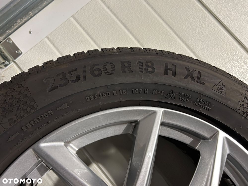 Oryginalne koła zimowe FELGI 18 VOLVO XC60 Continental 235/60R18 2025r. 7,5mm jak NOWE - 10