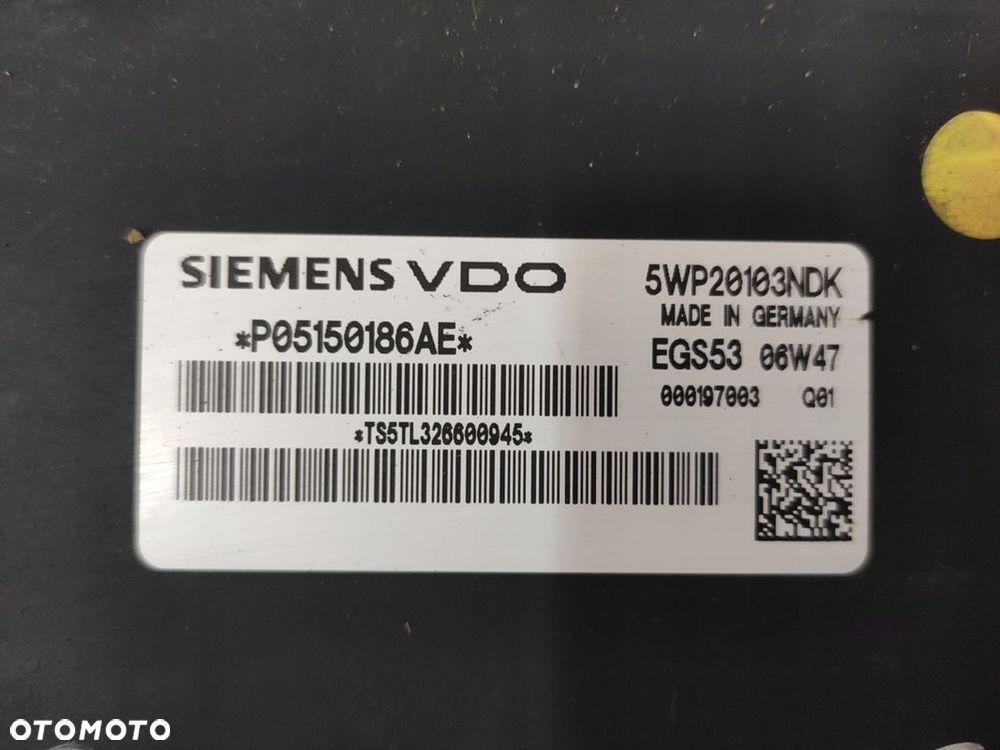 JEEP GRAND CHEROKEE WK WH 3.0CRD MODUŁ SKRZYNI STEROWNIK P05150186AE ORYG - 7
