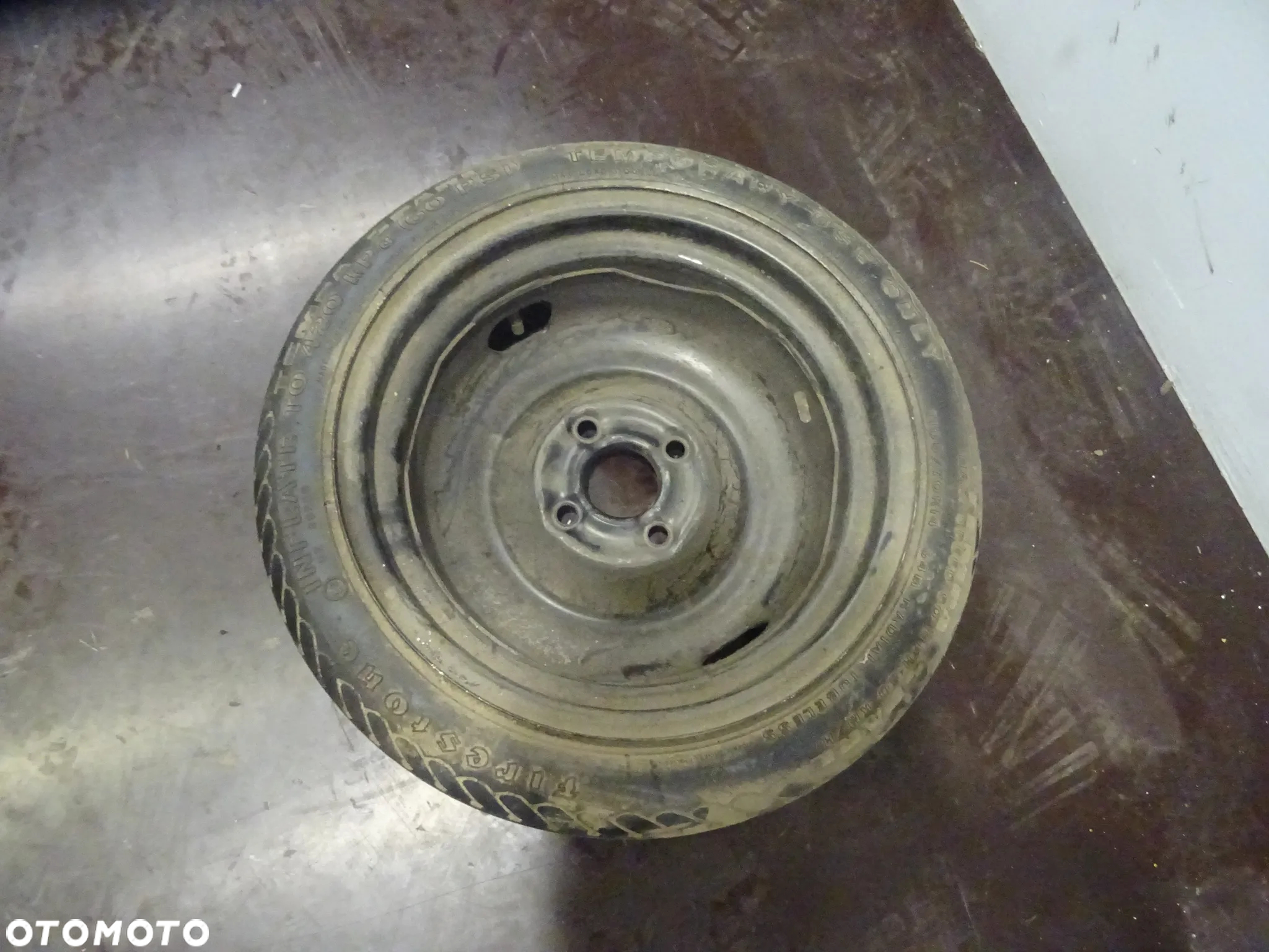 VW POLO III LIFT HB 3D 99-01 1.4 TDI KOŁO DOJAZDOWE 4x100 R14 - 5