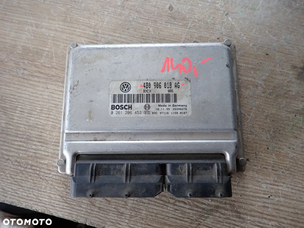 VOLKSWAGEN PASSAT B5 1.8T STEROWNIK SILNIKA 4B0906018AG 0261206453 - 1