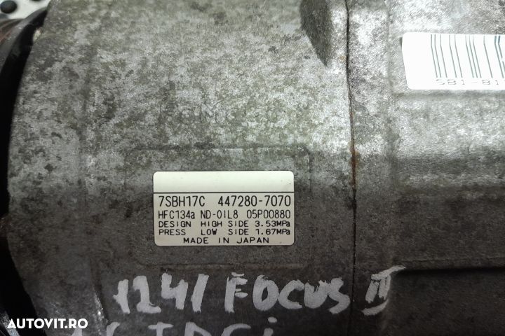 Compresor AC 7SBH17C / 447280-7070 7SBH17C / 447280-7070 Ford C-Max 2 - 4