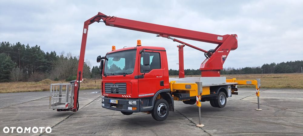 MAN Podnośnik koszowy Wumag WT250 Man TGL WT 250 2008r zwyżka ruthmann palfinger bison - 1