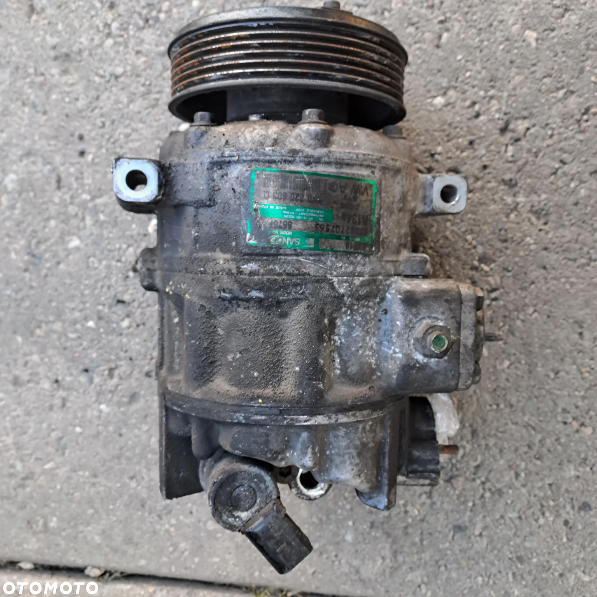 Seat Altea 2.0 TDi kompresor klimatyzacji Sanden PXE16 8676F  1K0820803C - 7