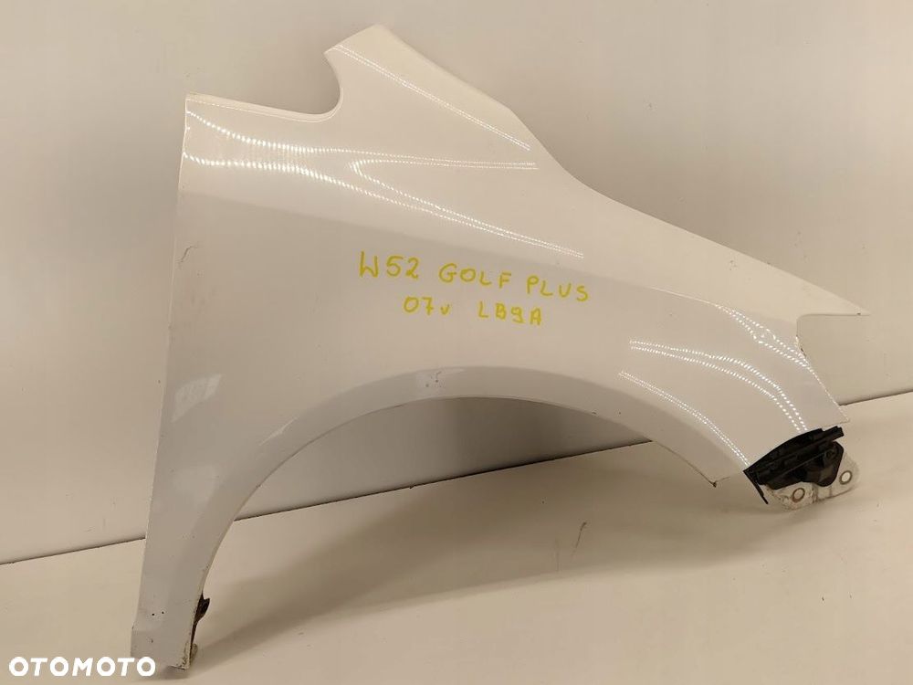 BŁOTNIK PRAWY PRZEDNI VW GOLF 5 V VI PLUS 08-13 LB9A - 1