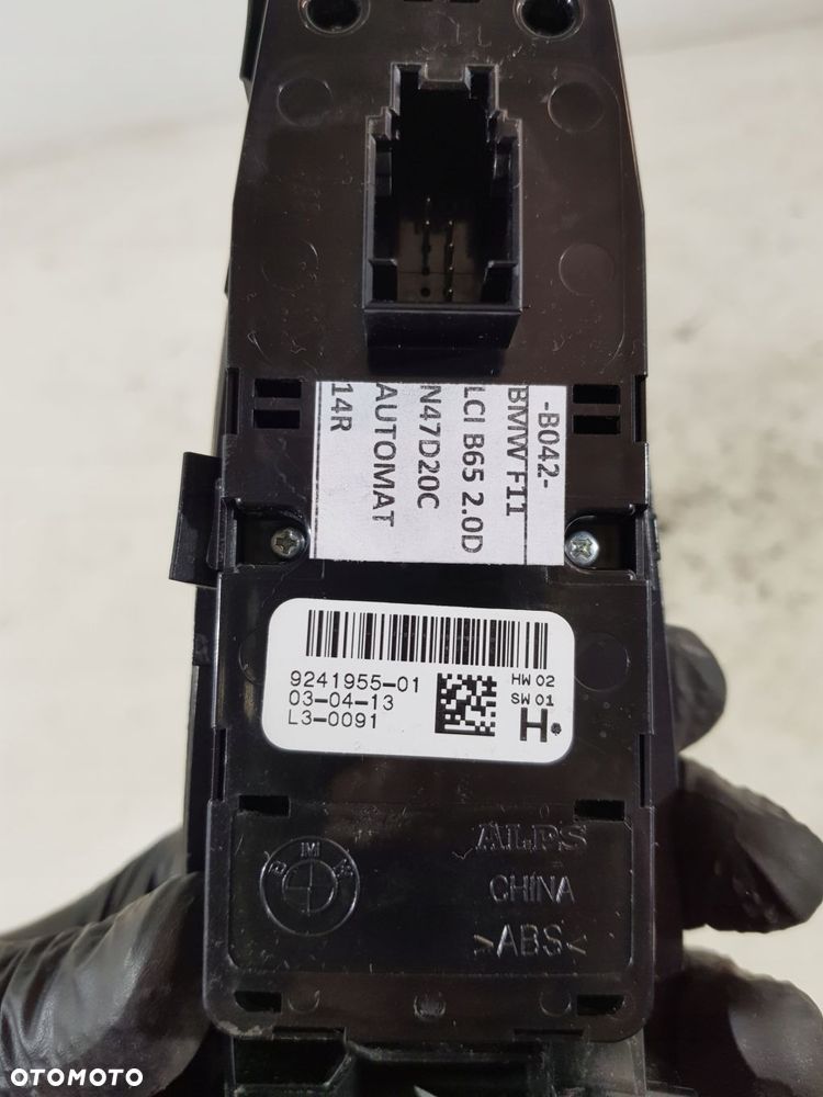 panel przełącznik szyb 9241955 bmw f10 f11 lift eur - 11
