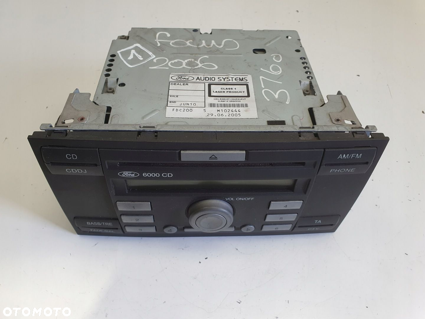 Ford C-Max I Focus mk2 RADIOODTWATRZACZ CD radio 4M5T-18C815-AE - 4