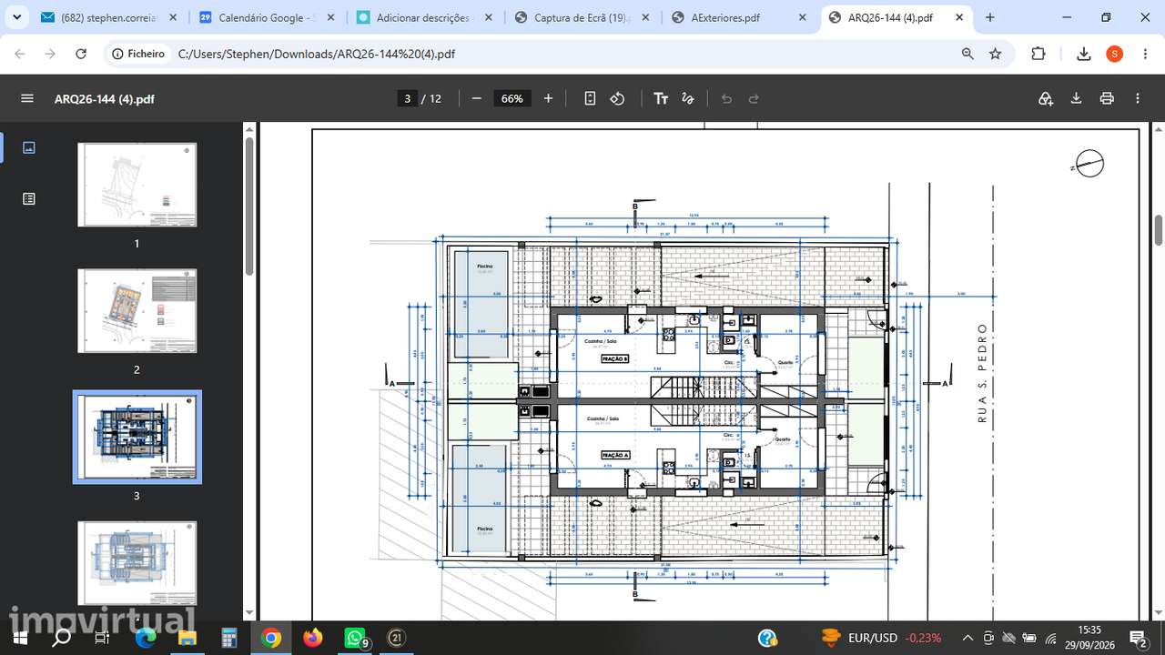 Moradia Geminada T3 com duas suites e Quarto no RC - Grande imagem: 5/7