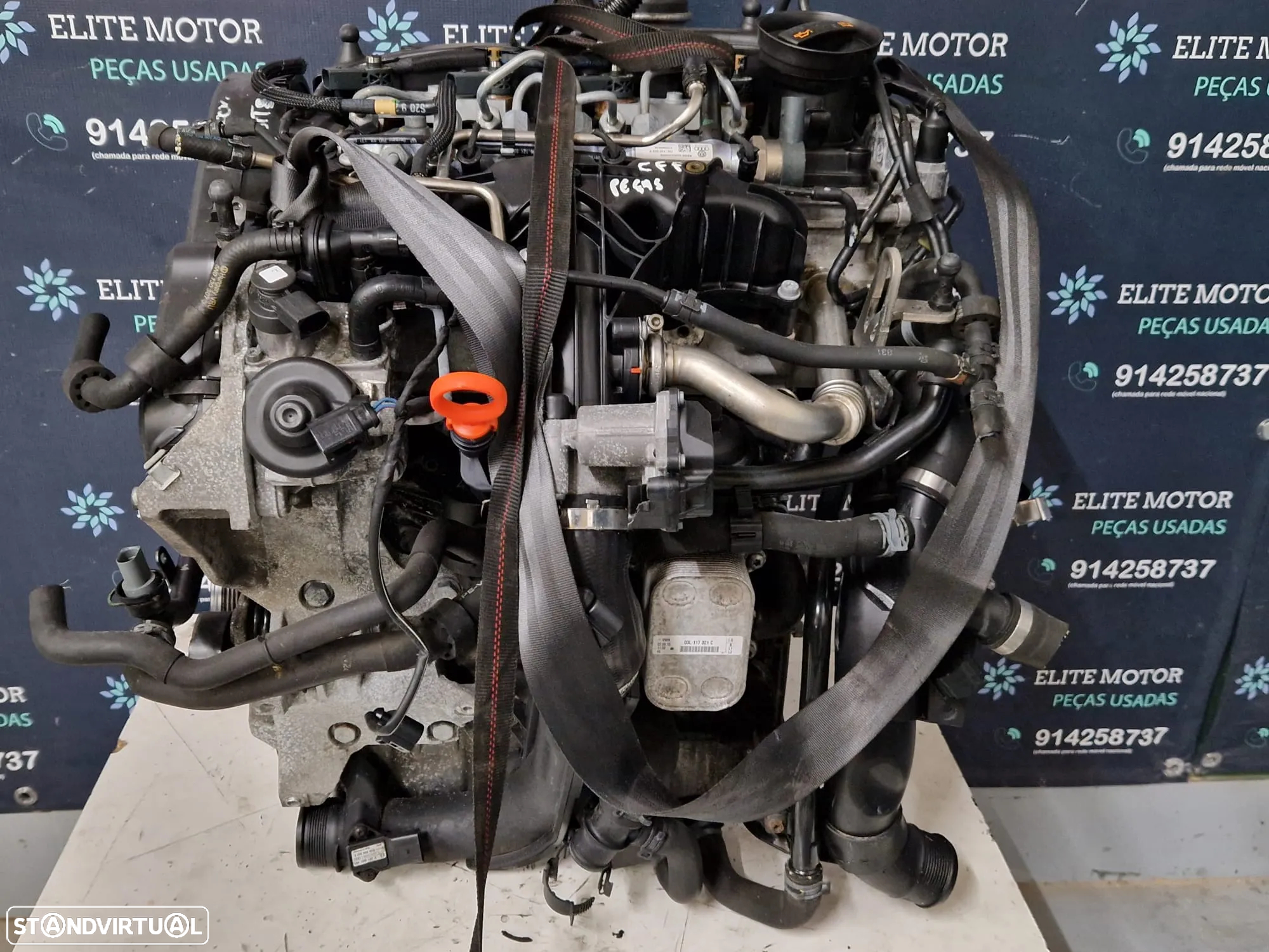 Motor usado para peças CFF VW PASSAT B7 2.0 TDI 140CV CFFB AUDI A3 8 GOLF SEAT ALHAMBRA - 3