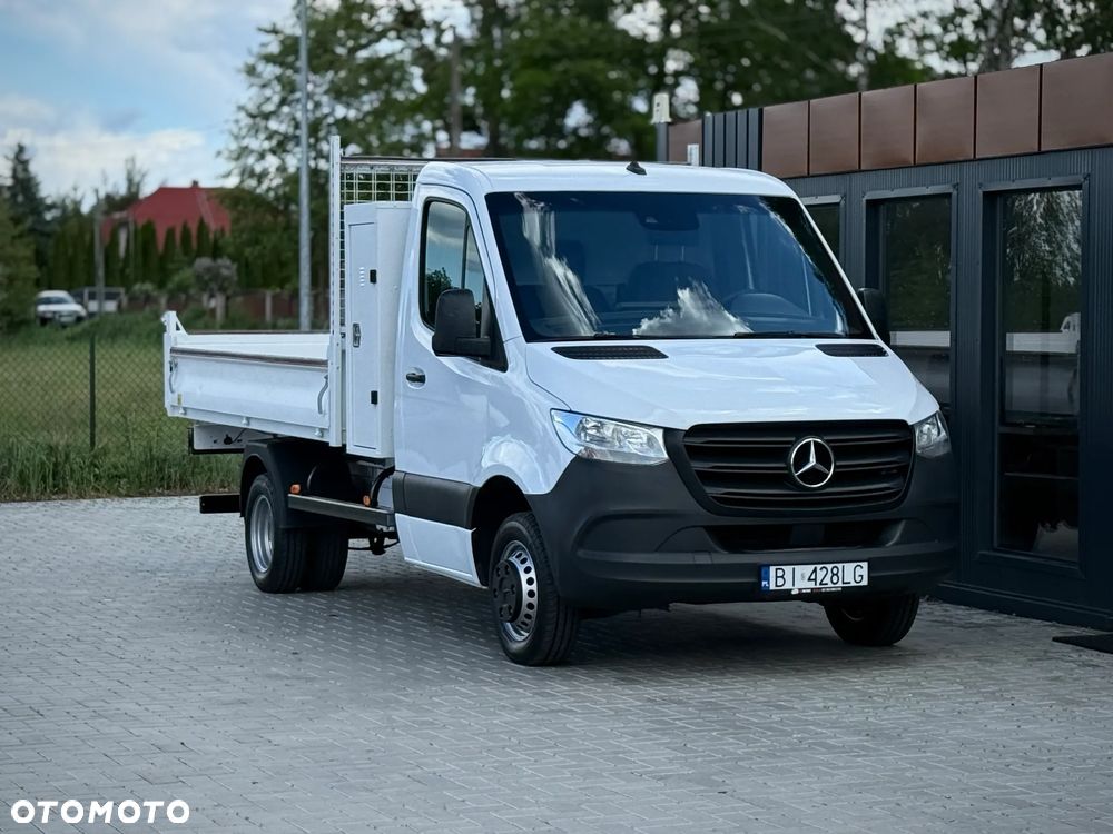 Mercedes-Benz Sprinter 516 CDI / Wywrotka JPM / 2.143cm3 OM651 163KM / 2019 Rok Produkcji / 173.456KM Przebieg / Bliźniaki Podwójne Koła / HAK 3,5T / ZAREJESTROWANY W PL - 2