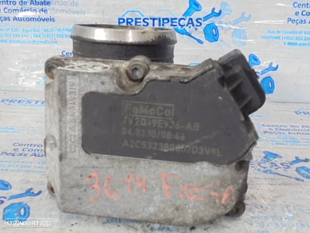 Corpo Borboleta 7V2Q9E926AB FORD FIESTA 6 FASE 1 2010 1.6TDCI 90CV 5P PRETO - 5