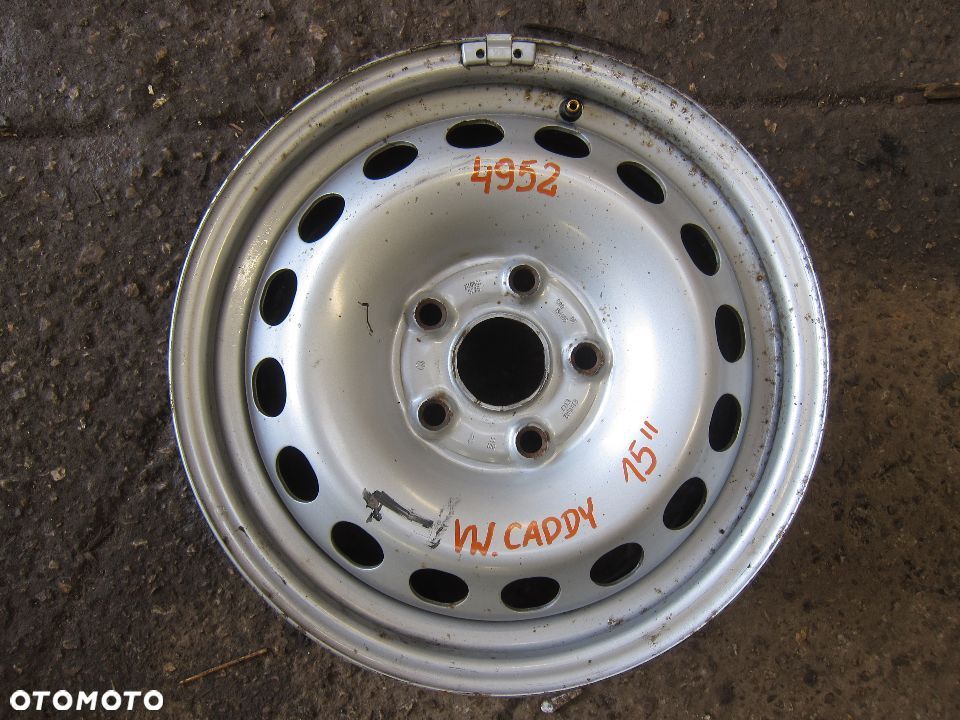 Felga stalowa 15" ET 47  5X112 Volkswagen Caddy - 1