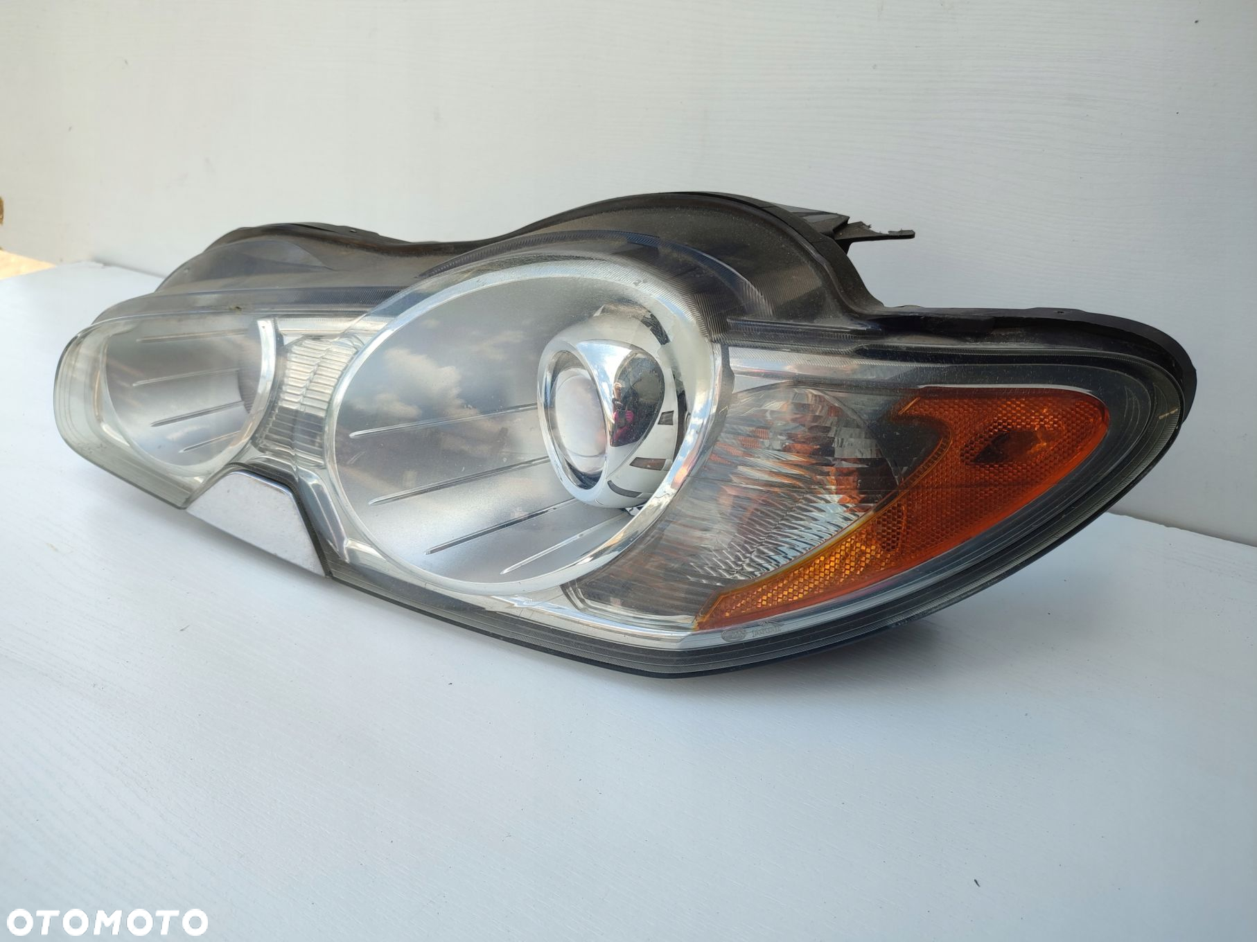Lampa lewy przód JAGUAR XF X250 EUROPA SOCZEWKA ORYGINAŁ - 2