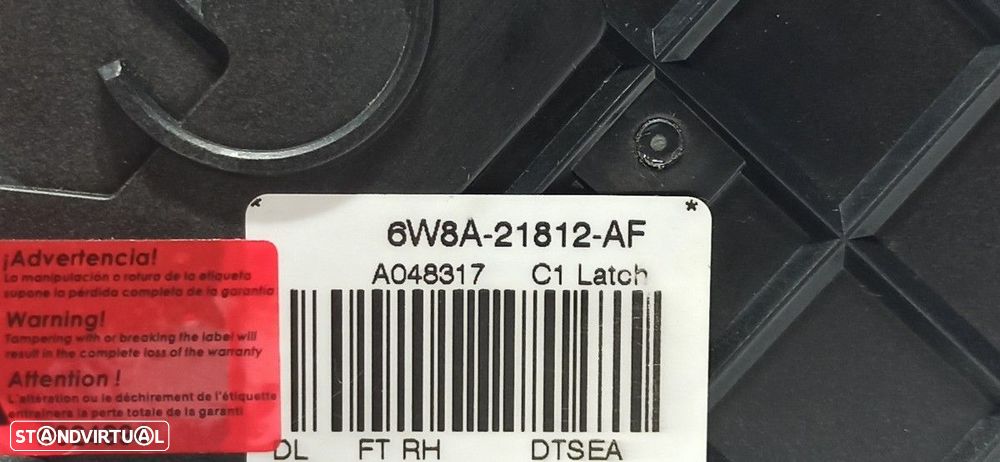 FECHADURA PORTA FRENTE DIREITA LAND ROVER DISCOVERY 4 TDV6 S - 4