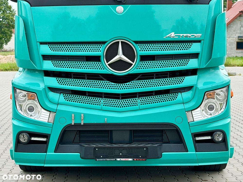 Mercedes-Benz ACTROS 1845 / FIRANKA / 18 EUROPALET / ALUSY / 8 000 KG ŁADOWNOŚCI / 2018 ROK / SPROWADZONY / AUTOMAT / SYPIALKA / EURO 6 - 16
