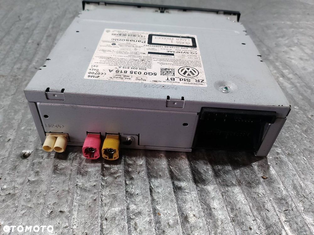 ZESTAW MUTIMEDIALNY VW GOLF VII 5G0919605  5G0919605  5G0035819A - 3