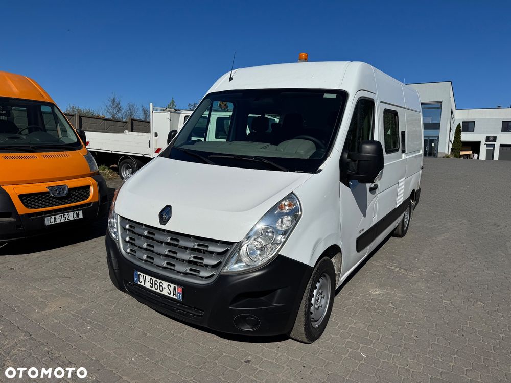 Renault Master 2013r. 6osob Brygadówka KLIMATYZACJA L2H2 - 2