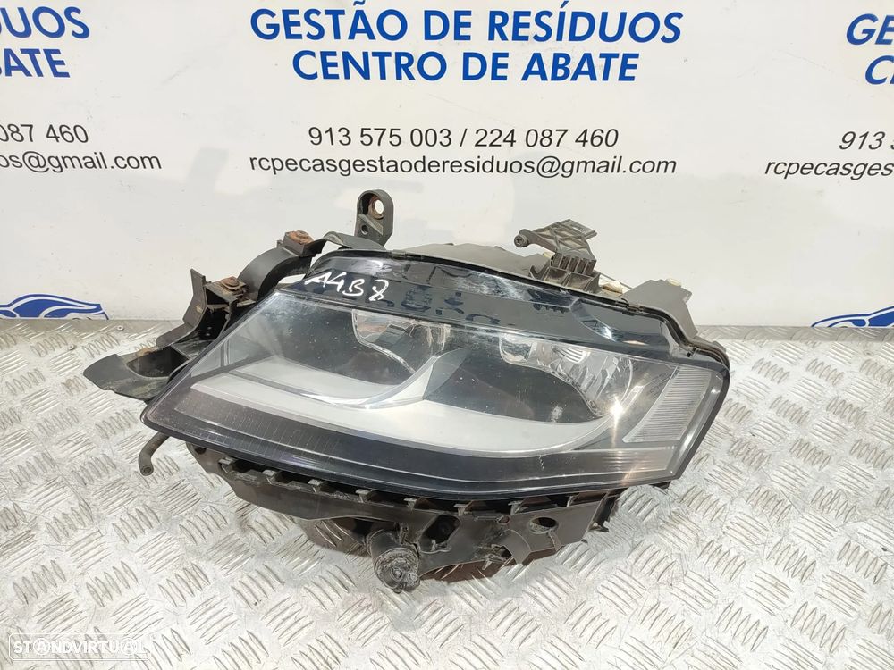 Otica Farol Frente Frontal Esquerda Original Audi A4 B8 Pre Facelift 8K0941003A - 3