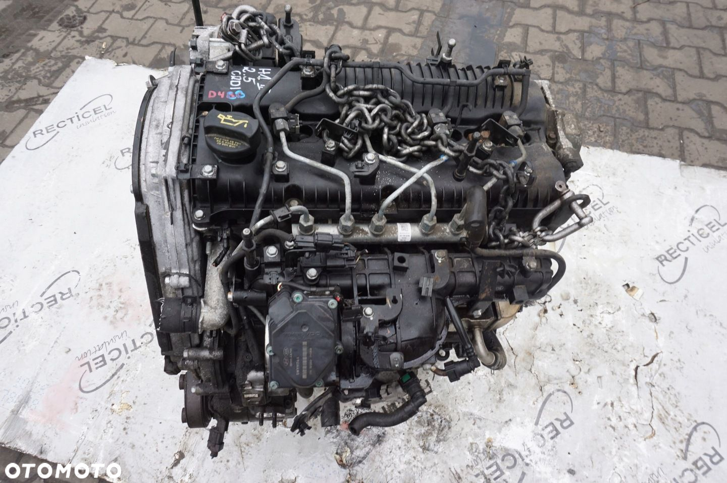 SILNIK D4CB HYUNDAI H1 2.5 CRDI EURO 5 84 TYS KM KOMPLETNY - 3