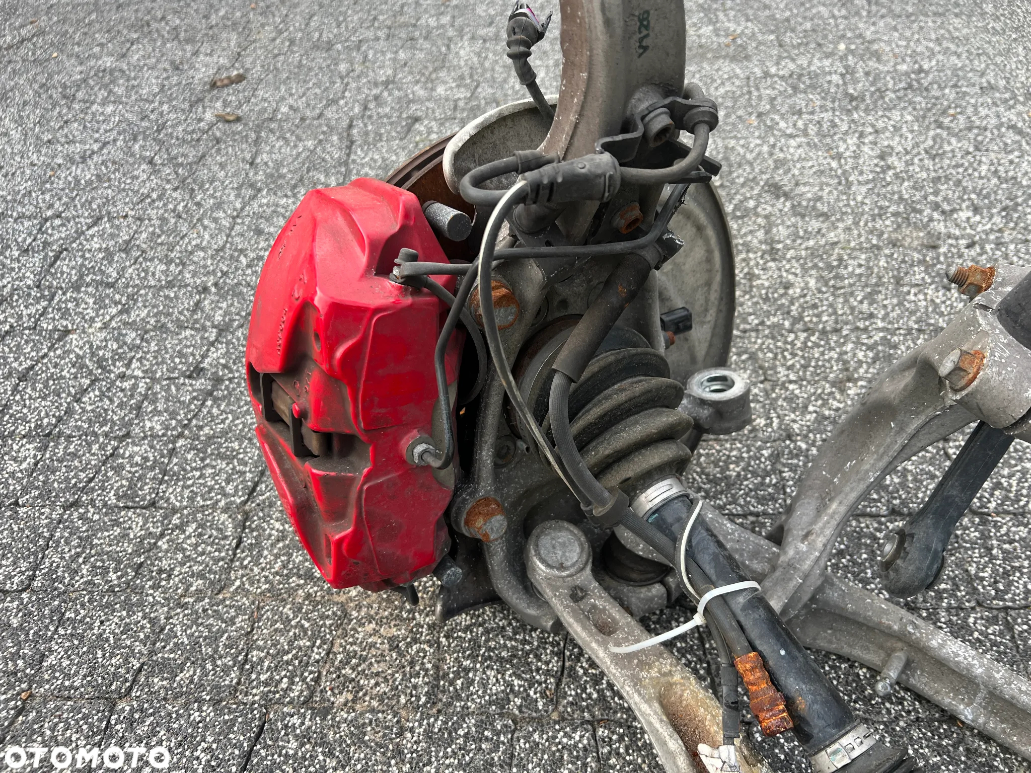 ZWROTNICA LEWA WAHACZ AMORTYZATOR AUDI A4 B9 A5 8W lift S LINE 8W0407559 - 10