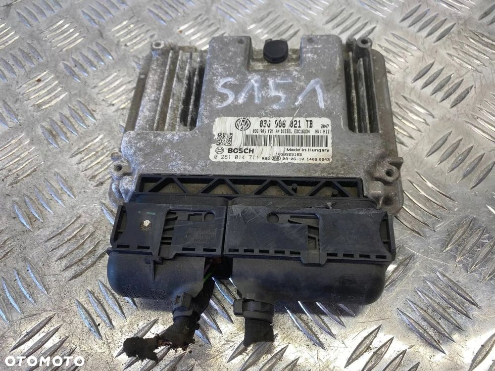 STEROWNIK MODUŁ KOMPUTER SILNIKA SKODA OCTAVIA MK2 03G906021TB - 2