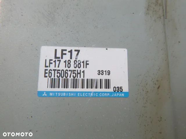 ZESTAW STARTOWY KOMPUTER STACYJKA IMMOBILIZER MAZDA 6 2.0 16V E6T50675H1 - 6