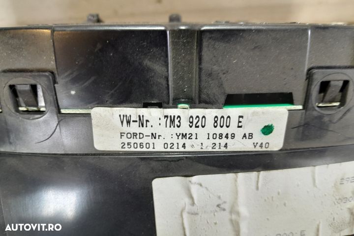 Ceasuri bord 7M3920800E Volkswagen VW Sharan 1 [facelift] [2000 - 200 - 3