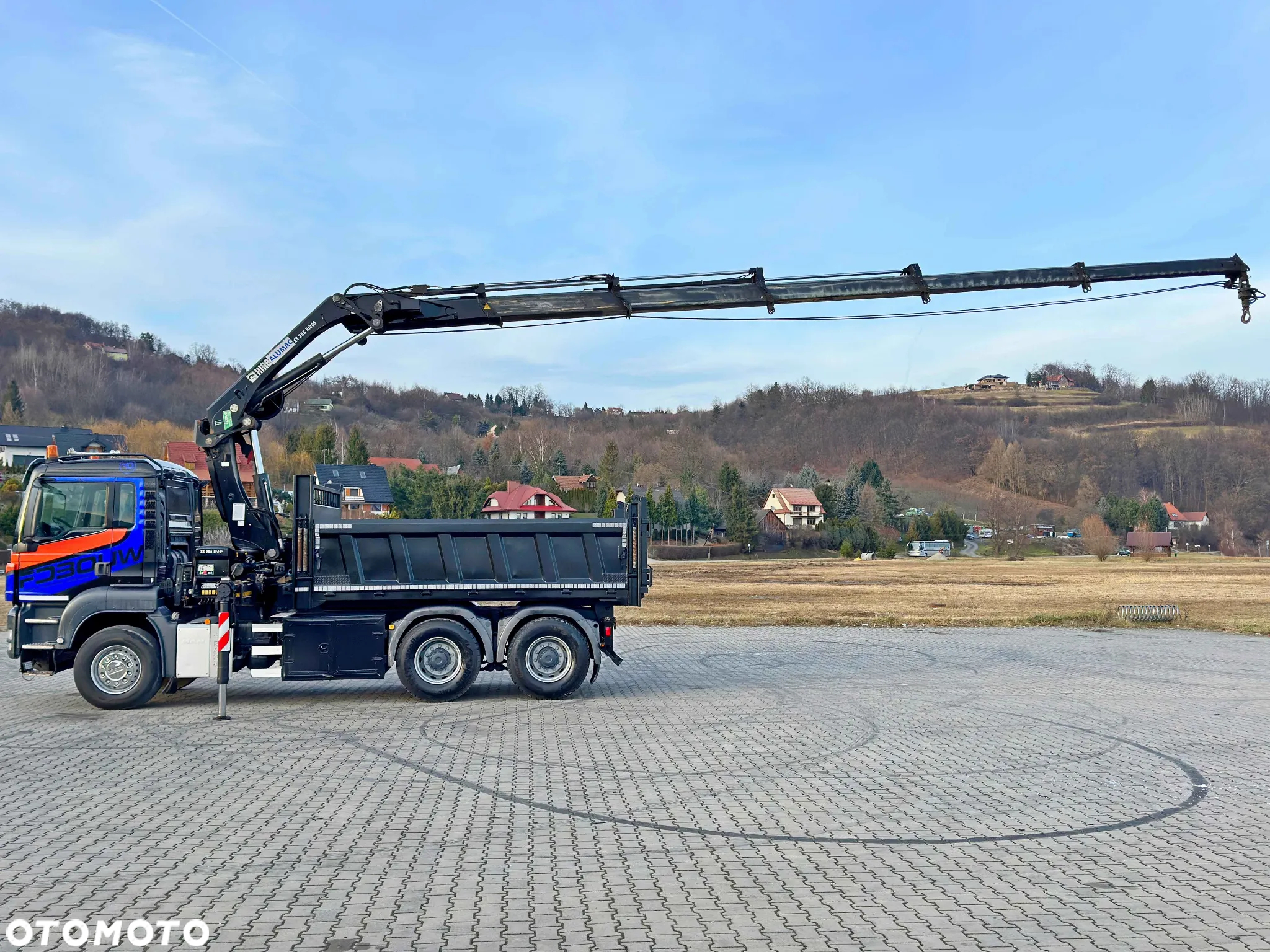 MAN TGS 33.480 * WYWROTKA 4,20 m * HIAB 288 EP - 4 HIDUO + PILOT / 6x4 - 6
