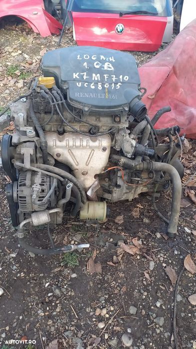 Motor Dacia logan mcv 1.6 benzina an 2007 cod motor k7mf710 - 2