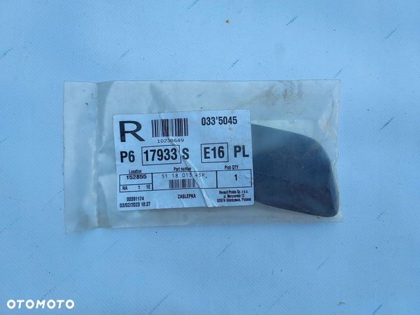 Zaślepka zderzaka RENAULT CAPTUR 2 II 511801345R