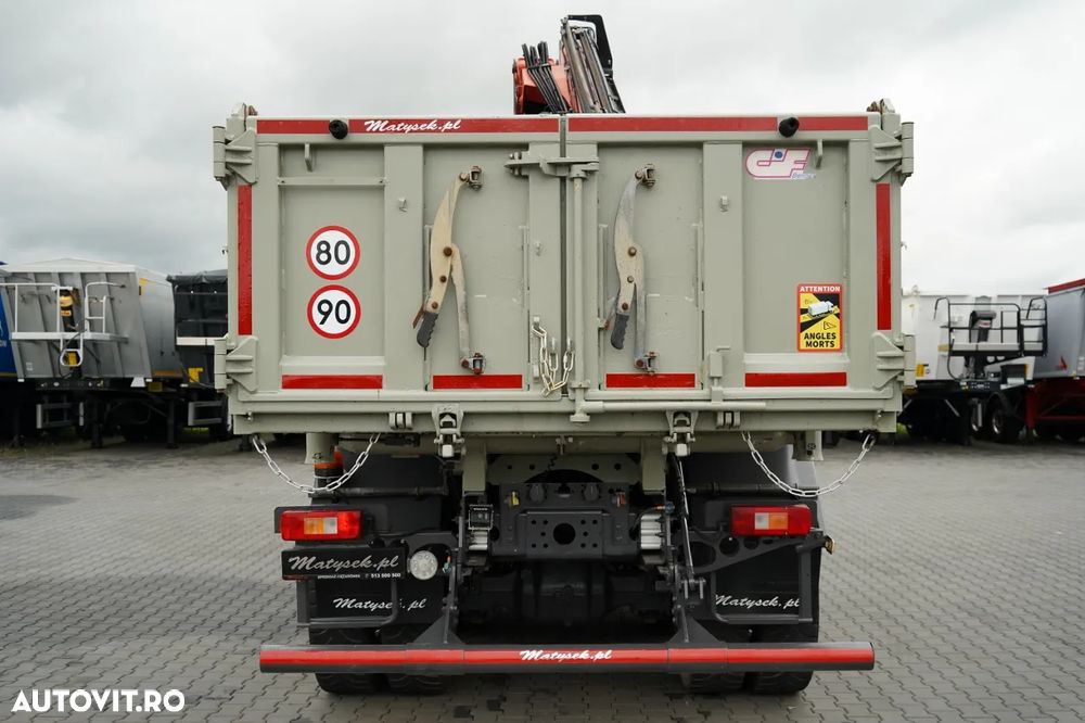 Volvo FMX 410 / 6x4 / CAMION BASCULANTE + HDS PALFINGER 18002-EH A / HYDROBOARD / RADIO CONTROL / EURO 6 / - 15