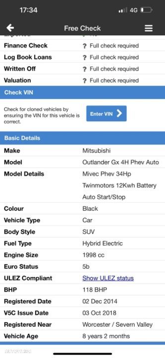 DEZMEMBREZ Piese Auto Mitubishi Outlander Gx 4H Phev Electric Hybrid Motor 2.0 Benzina baterie Electrica Acumulatori auto distribuitor Cutie de Viteze Automata 2014-2018 - 9