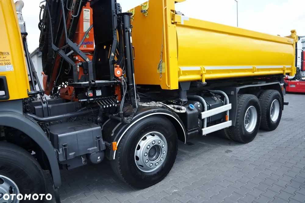 Scania P 410 / 8x4 / WYWROTKA - 6 M + HDS ATLAS 116.3  / ROTATOR / EURO 6 / - 20