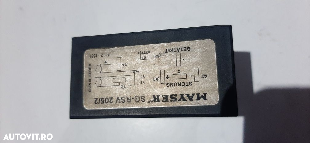 Releu/ unitate de comanda usi autobuz Bova marca Mayser SG-RSV 205/2 - 4