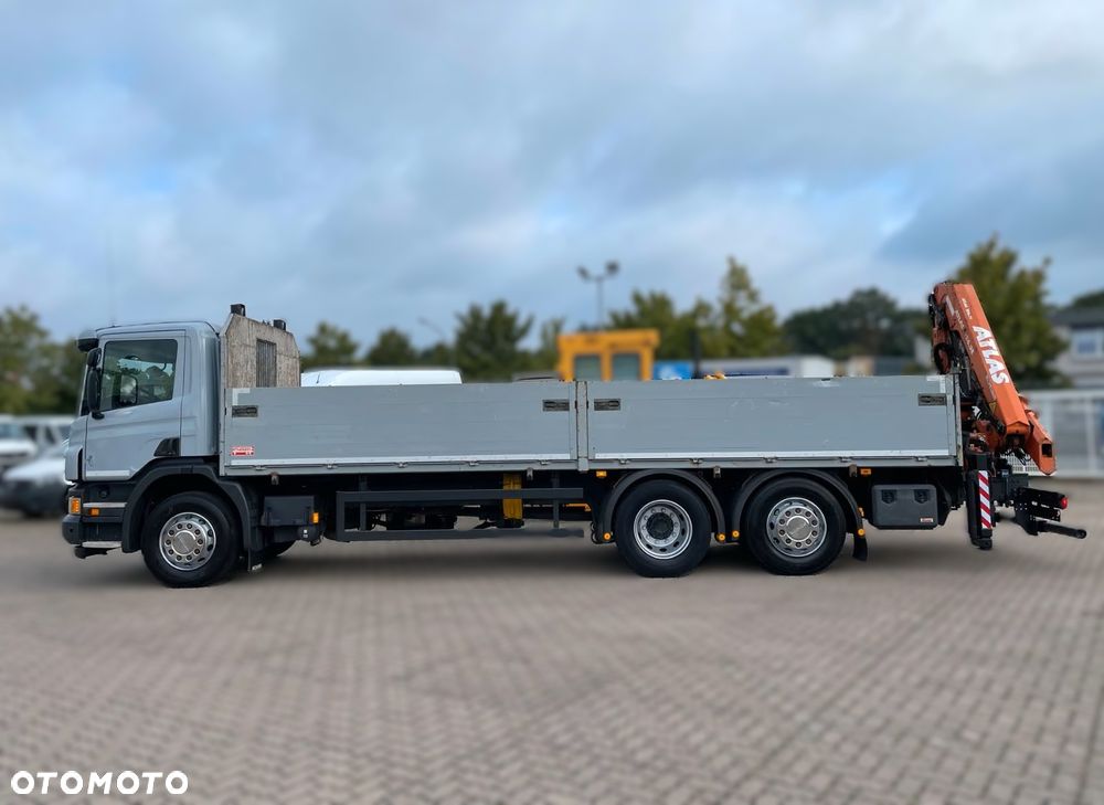 Scania P320 6x2 DŹWIG HDS ATLAS 126.3 /  WYSIĘG 10m / STEROWANIE RADIOWE / SKRZYNIA 7,4m - 4