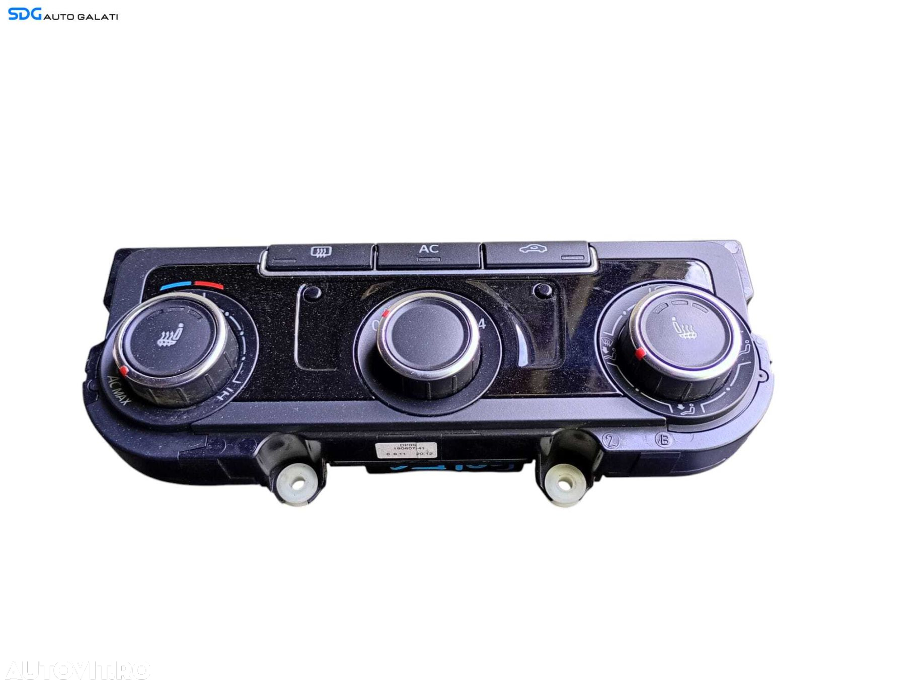 Panou Modul Unitate Comanda AC Aer Conditionat Clima Climatic cu Incalzire in Scaun Scaune Volkswagen Jetta 4 MK4 2010 - 2018 Cod 7N0907426AN 5HB009751 [LC0615] - 5