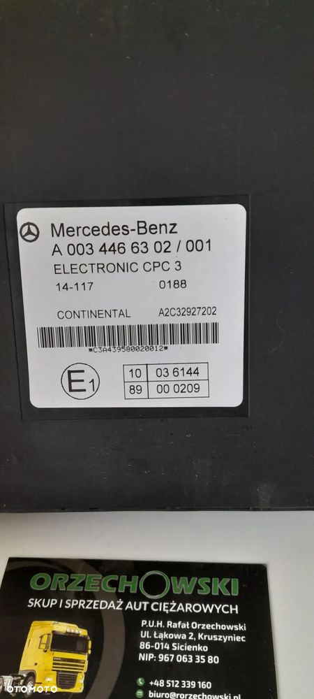 Mercedes Actros MP4 sterownik moduł cpc 3  0034466402 - 2