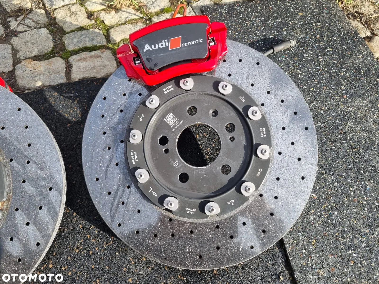 Hamulce ceramiczne komplet przód tył zacisk tarcza ceramika Audi Rs6 C8 - 7