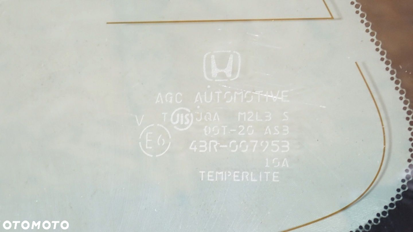 Honda Accord VIII szyba karoseryjna lewa tył 43R-007953 - 4