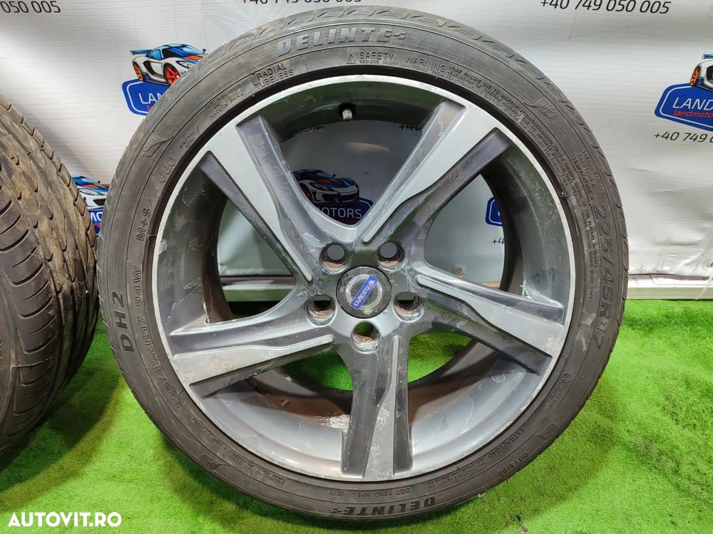 JANTE R17 5x108 VOLVO (2 BUC.) 225/45 Z R17 94W / COD 7Jx17H2 / J17KA / DOT-E V0124 K1 / 31423521 VOLVO V40 S40 V50 S60 V60 S80 V70 C30 C70 - 3