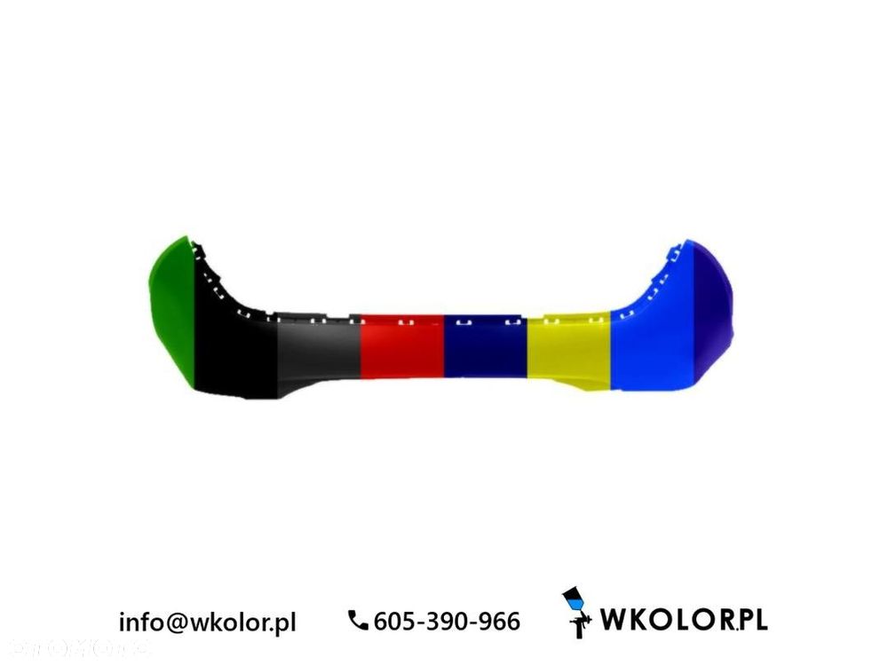 NOWY ZDERZAK LANCIA YPSILON 2011-2018 LAKIEROWANY W KOLOR - 1