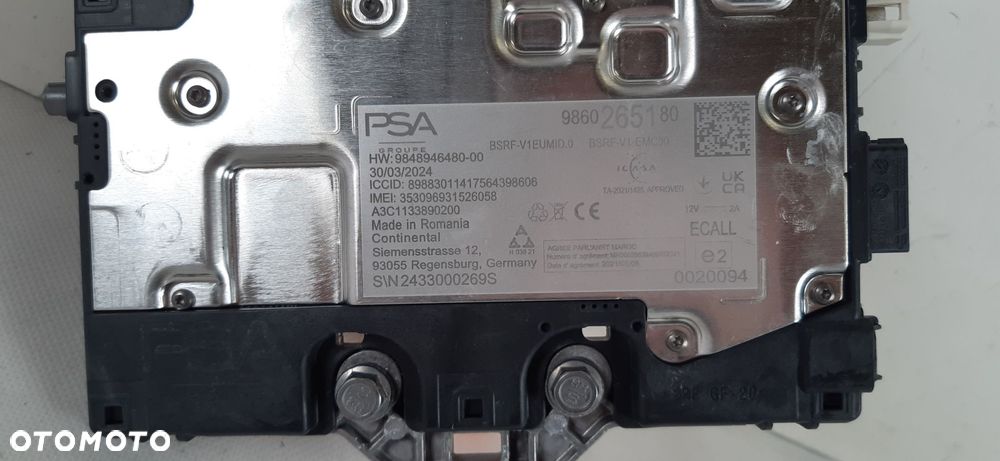 OPEL ASTRA L ANTENA GPS 9860265180 - 6
