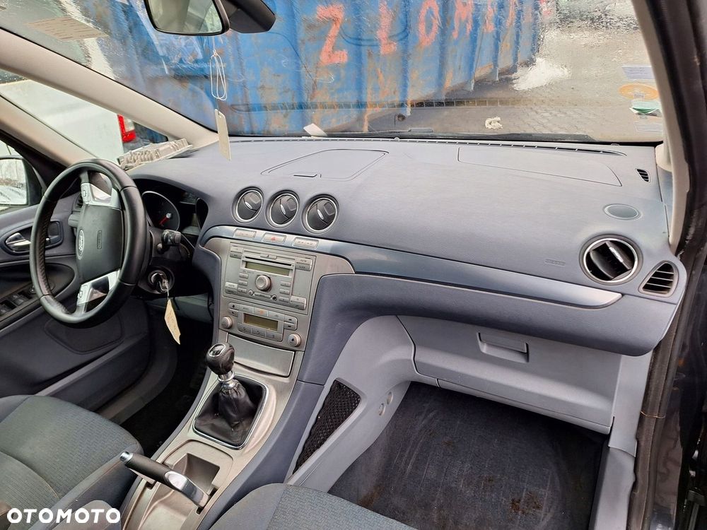 FORD GALAXY II MK3 S-MAX AIRBAG DESKA KONSOLA PODUSZKI PASY NIEBIESKA - 1