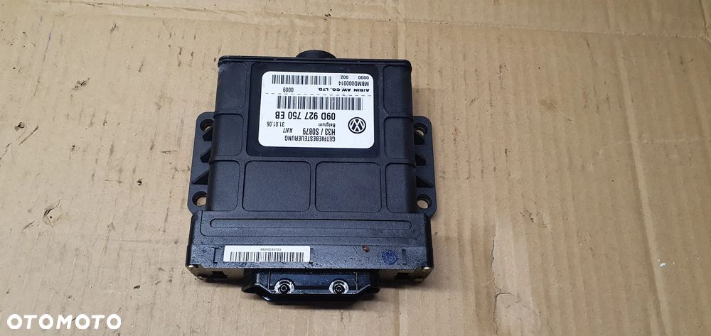 Moduł sterownik skrzyni biegów automat VW Touareg 7L 3.0 TDI 09D927750EB - 1