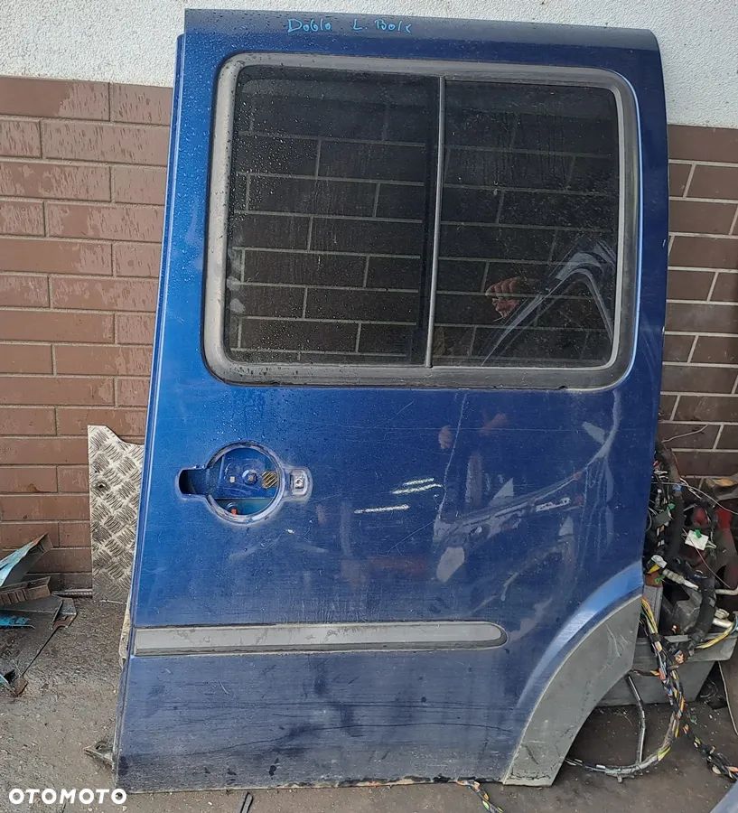 FIAT DOBLO 03r DRZWI PRZESUWNE LEWE GOŁE - 1