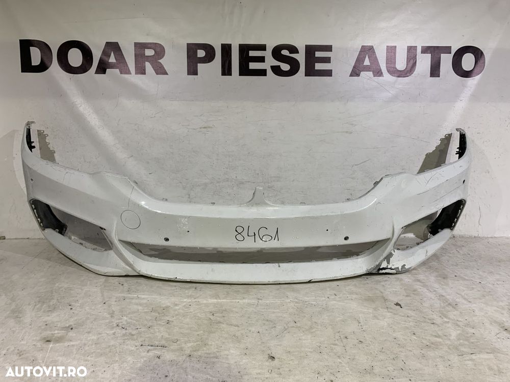 Bara fata BMW Seria 5, G30/G31, M-Sport, 2016, 2017, 2018, 2019, 2020, cod origine OE 51118064928, cu gauri pentru senzori de parcare. - 1